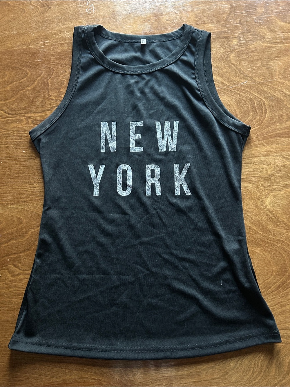 Black "New York" Tank Top - Women's Active Tank